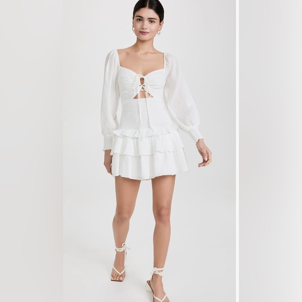 Brand new ASTR the label Women's Marietta Dress, White, X-Small.